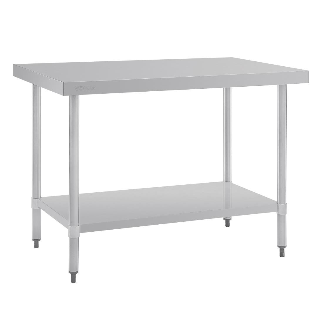 Vogue Stainless Steel Prep Table 1200mm