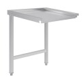 Vogue Pass Through Dishwash Table Right 600mm