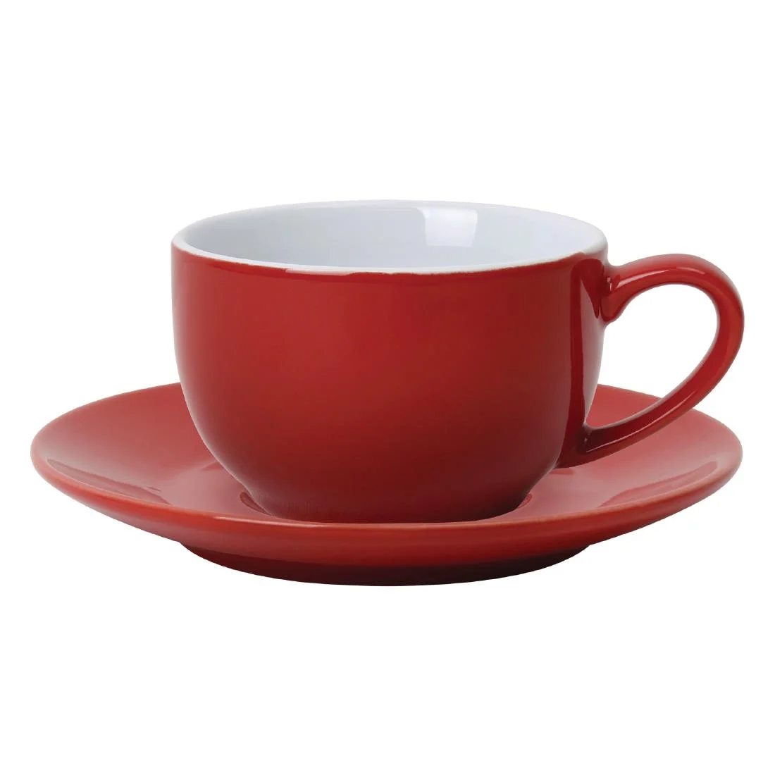 Olympia Cafe Saucers Red 158mm