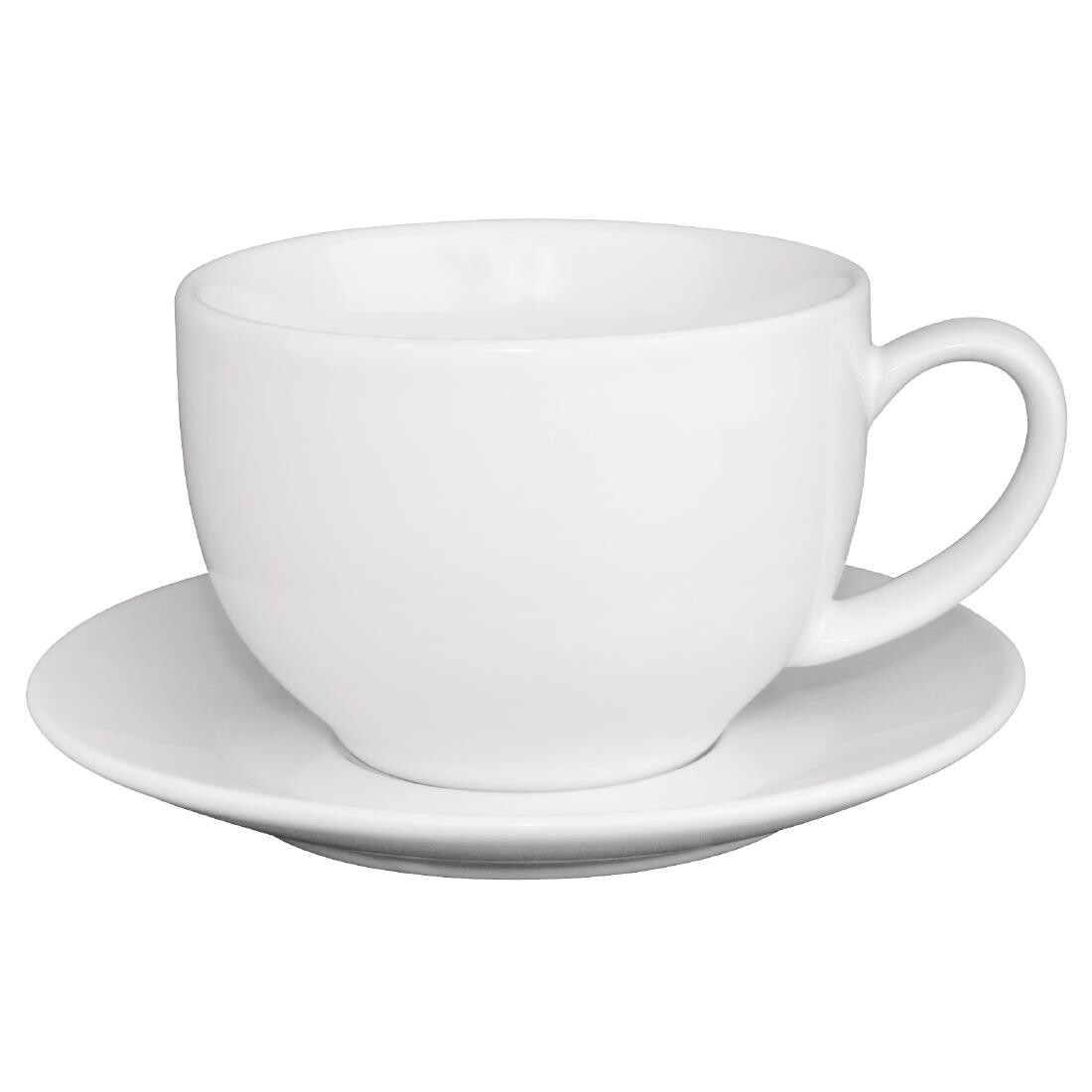 Olympia Cafe Cappuccino Cups White 340ml