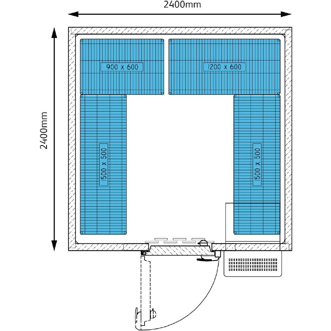 Foster Advantage Walk In Freezer Integral ADV2424 LT INT