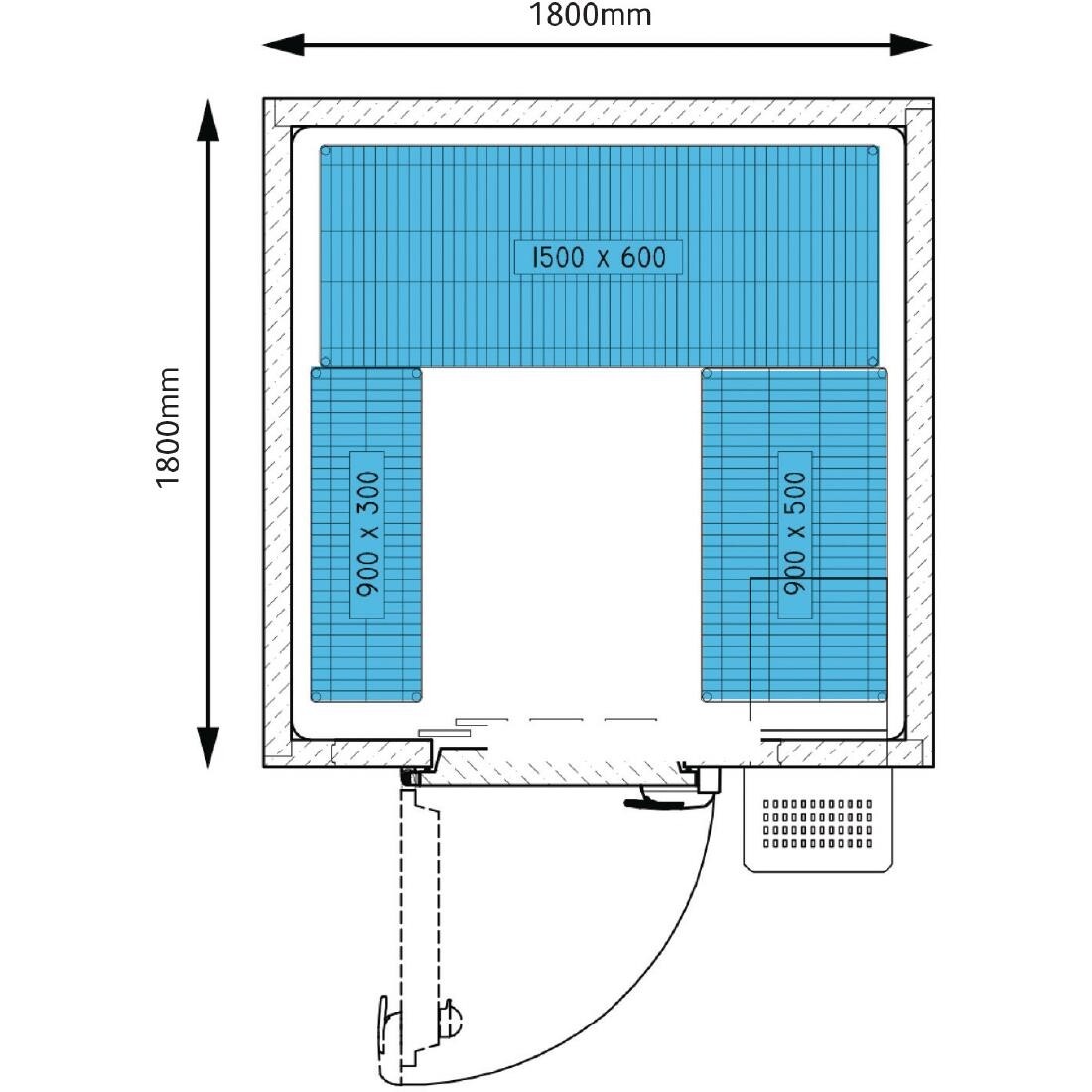 Foster Advantage Walk In Fridge Integral ADV1818 HT INT