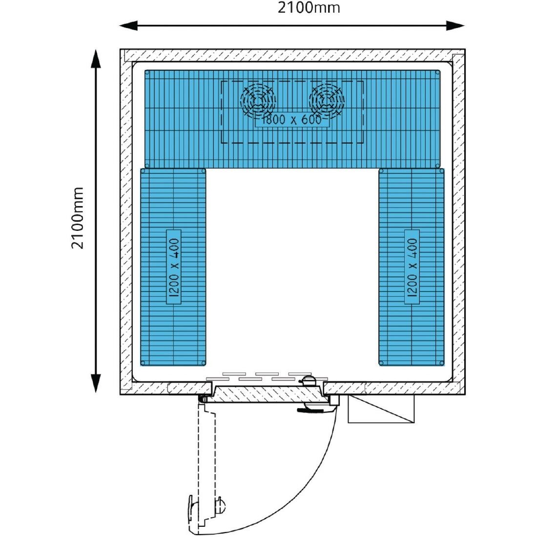 Foster Advantage Walk In Fridge Remote ADV2121 HT REM