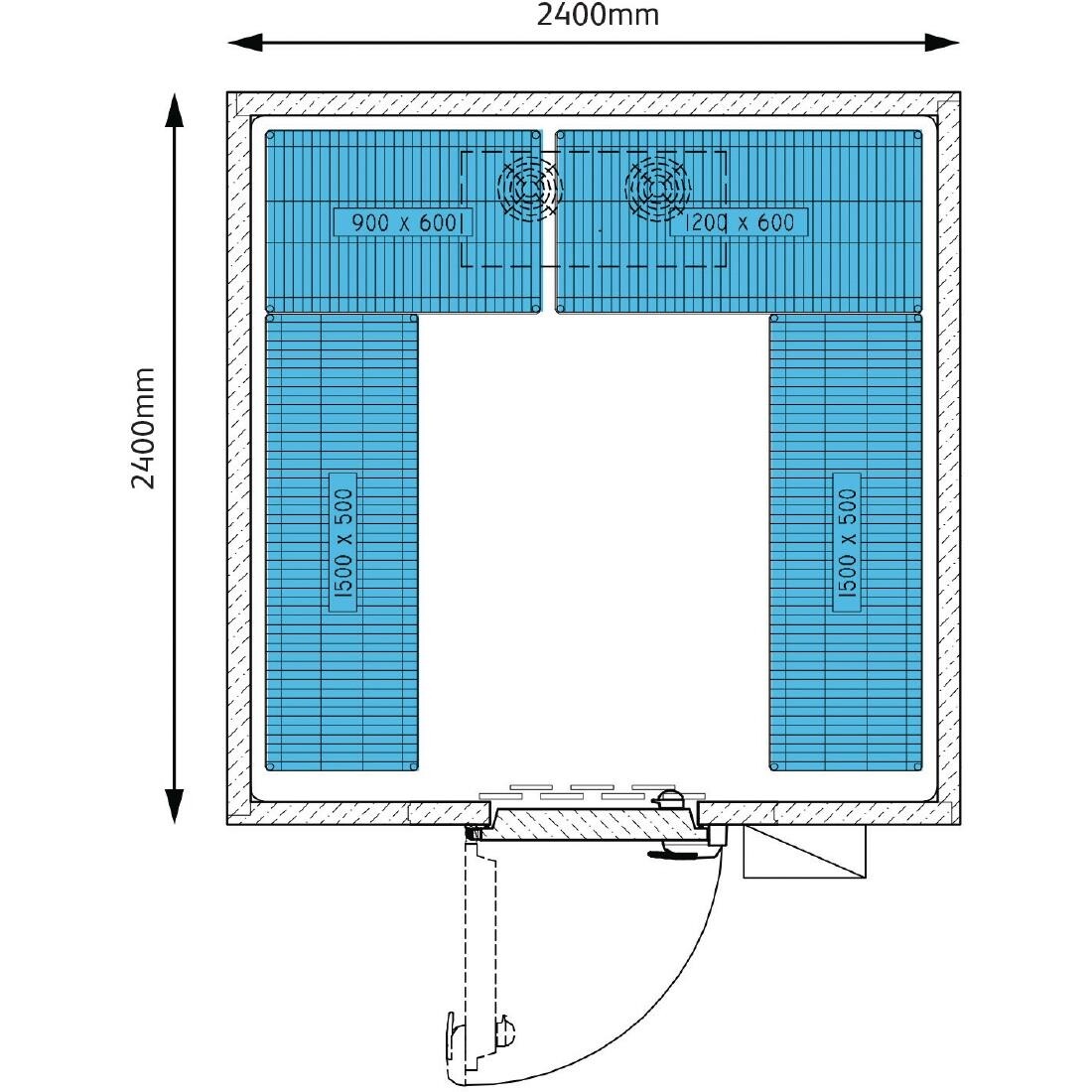 Foster Advantage Walk In Fridge Remote ADV2424 HT REM