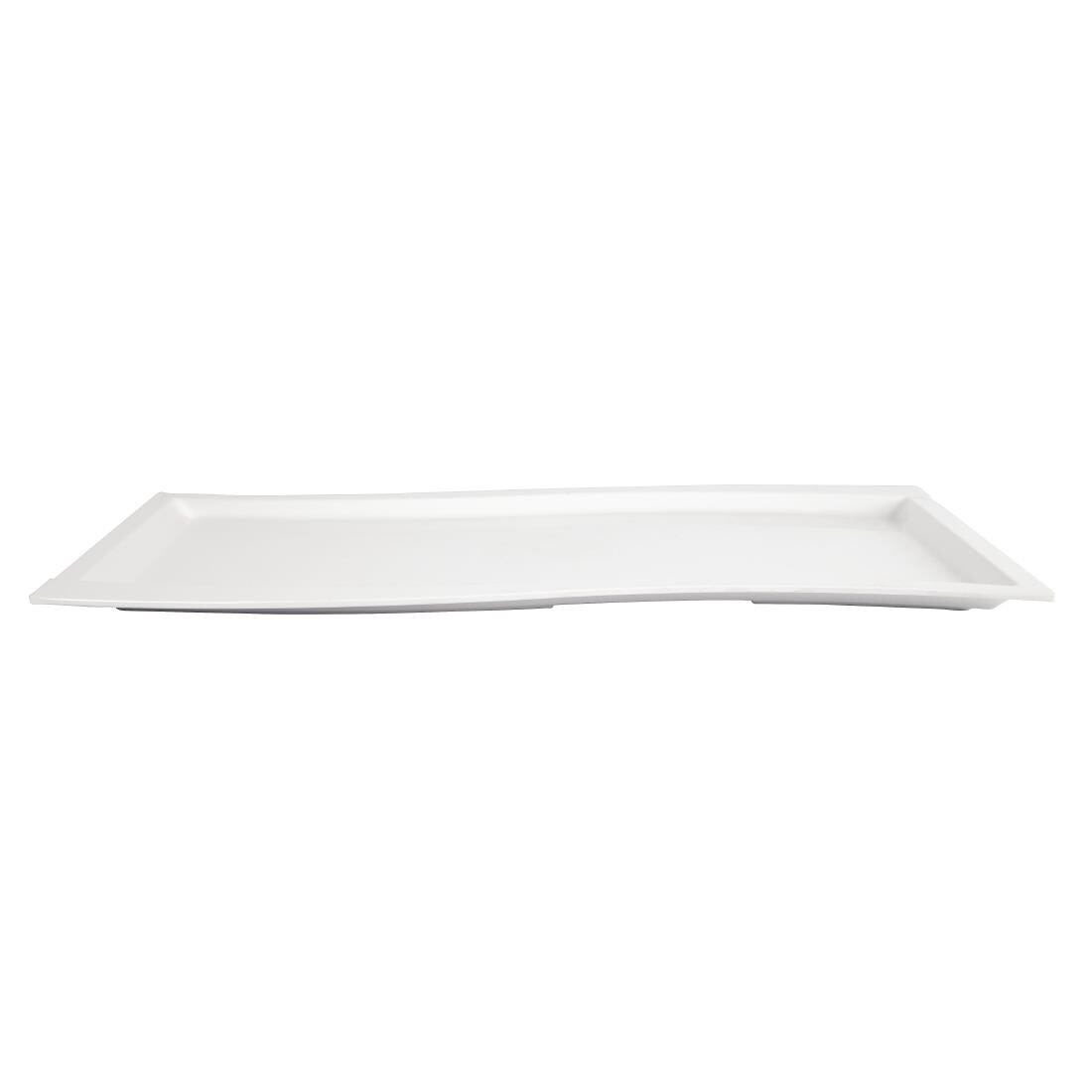APS Wave Melamine Platter White GN 1/1