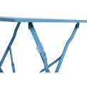Bolero Seaside Blue Pavement Style Steel Table Square 600mm