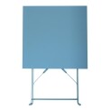 Bolero Seaside Blue Pavement Style Steel Table Square 600mm