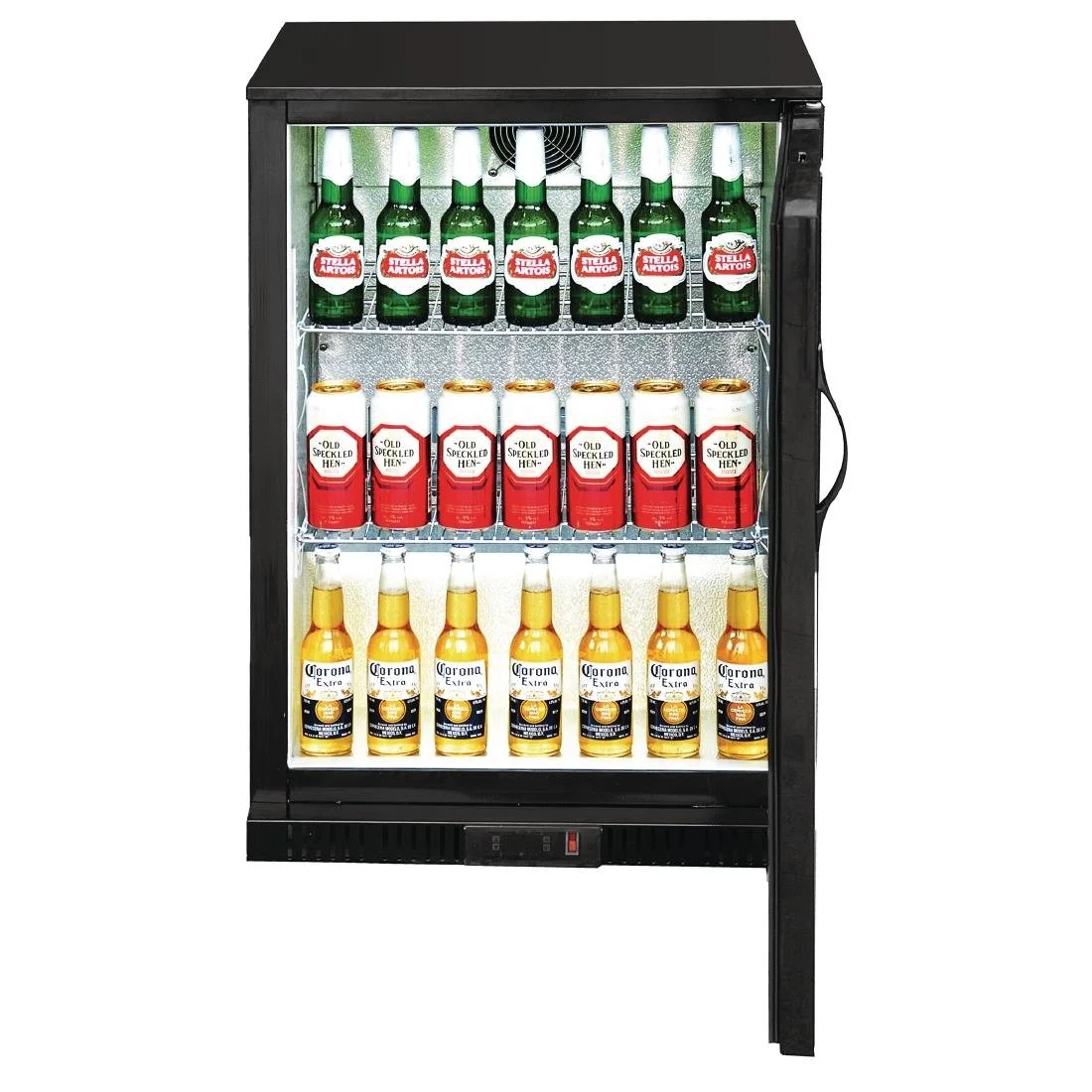 Polar G-Series 900mm Single Solid Door Back Bar Cooler in Black 138Ltr - Image 8