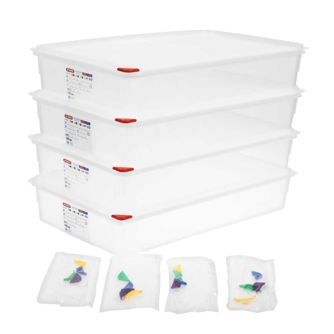 Araven 1/1 GN Food Containers 13.7L with Lid