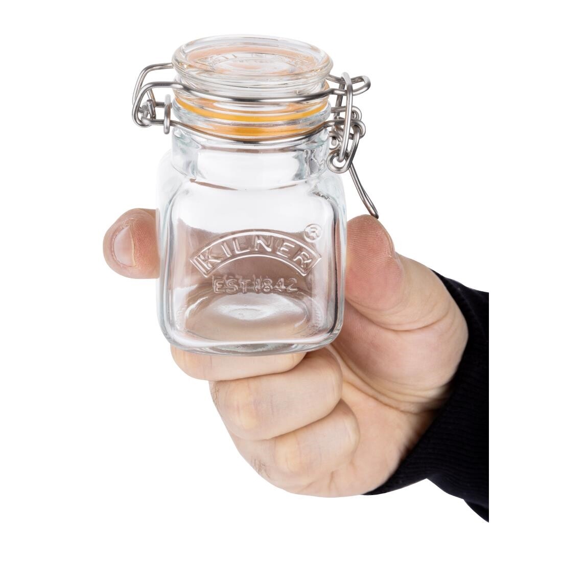 Kilner Square Clip Top Spice Jar 70ml