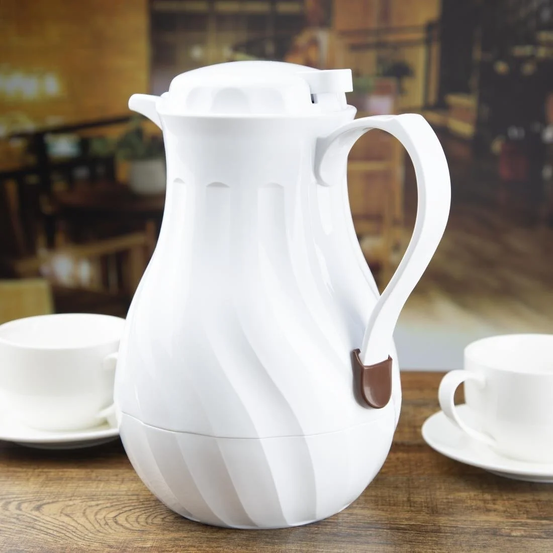 Olympia Insulated Swirl Jug White 2Ltr - Image 6