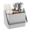 Olympia Galvanised Condiment Table Tidy - Grey