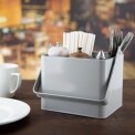 Olympia Galvanised Condiment Table Tidy - Grey