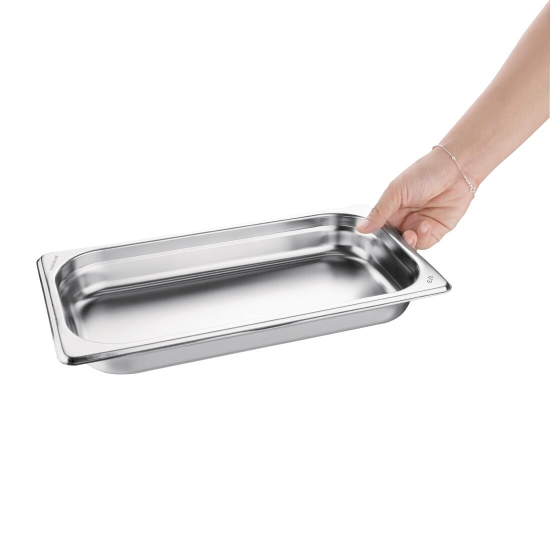 Vogue Stainless Steel GN 1/3 Pan 40mm
