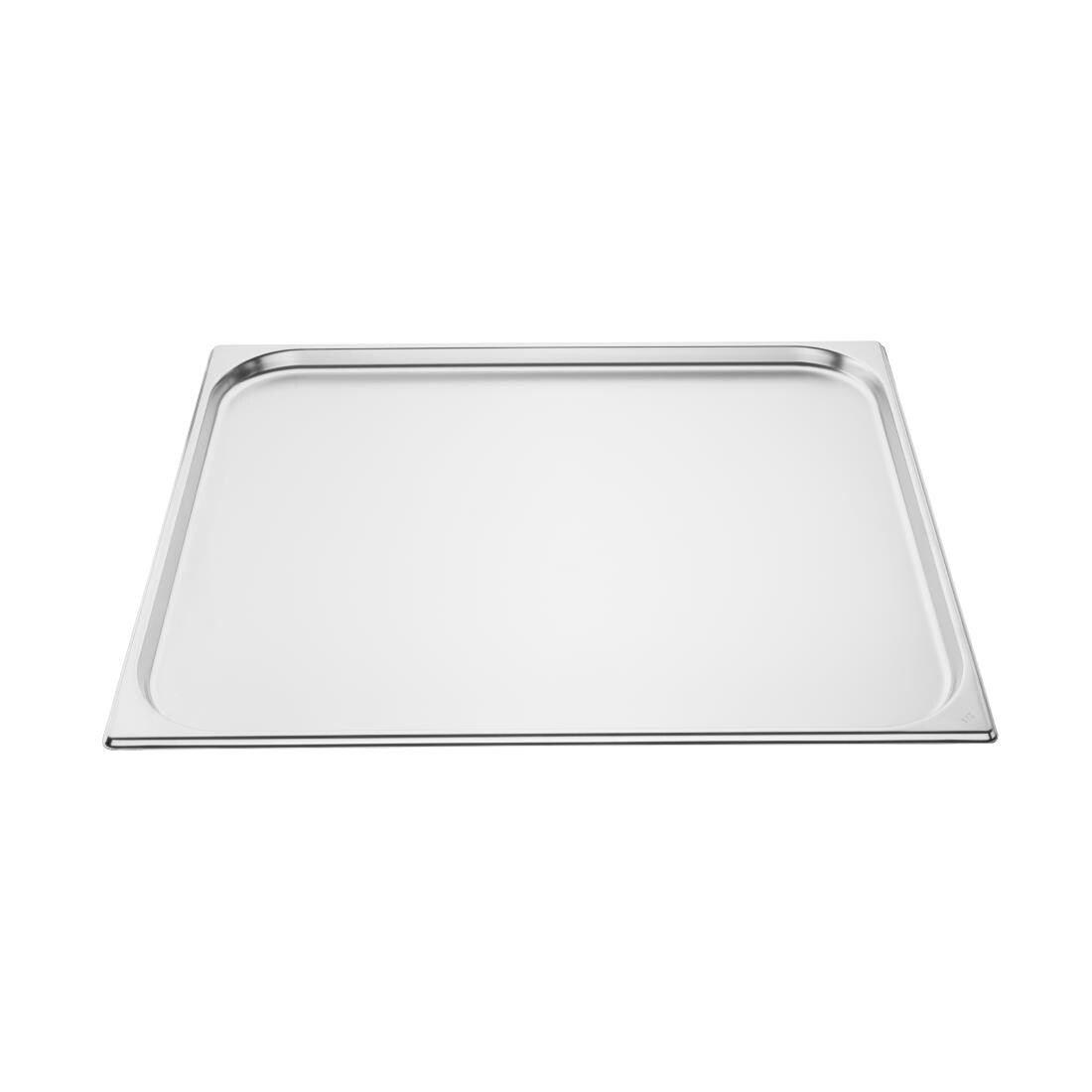 Vogue Stainless Steel GN 2/1 Double Size Gastronorm Pan 20mm