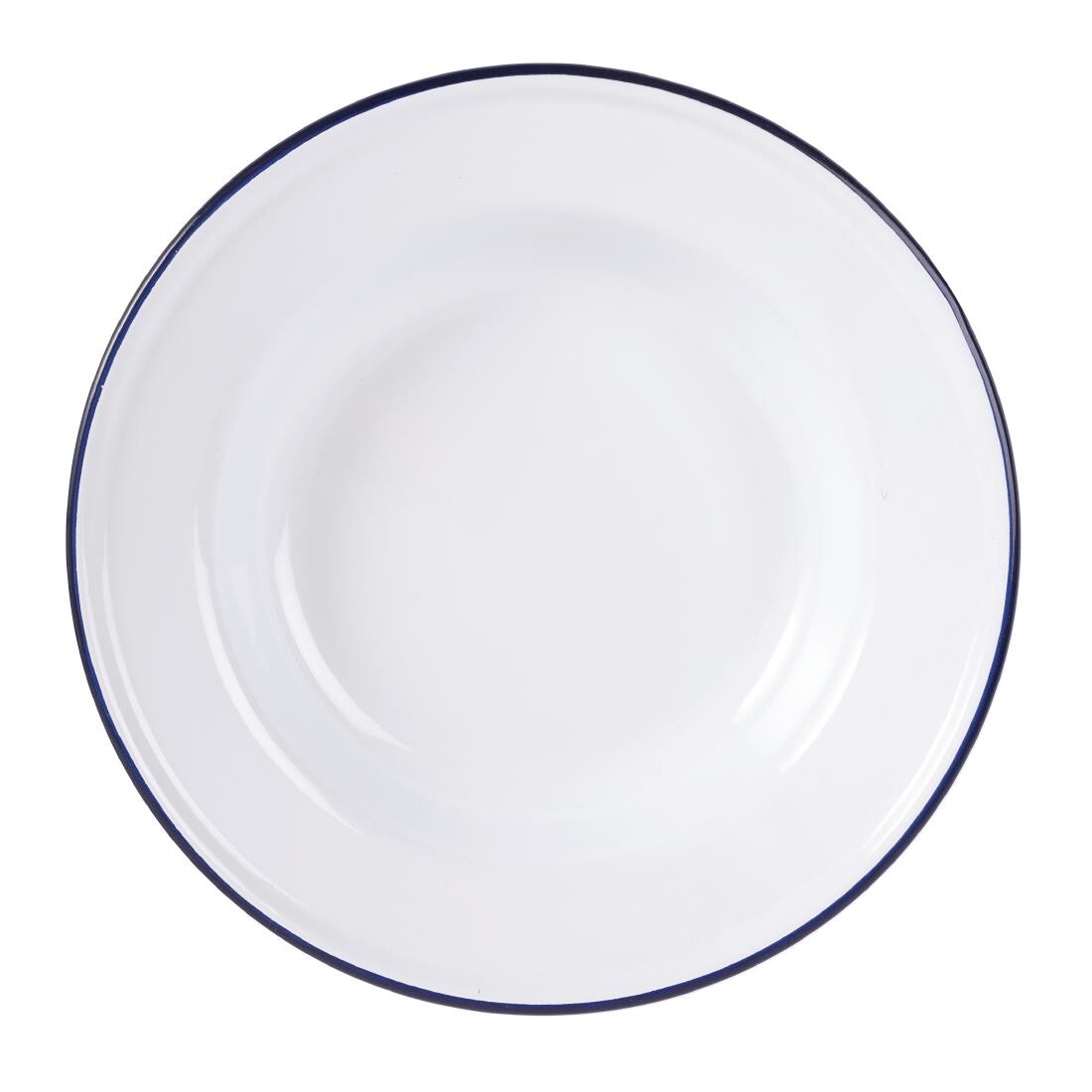 Olympia Enamel Soup Plates 245mm