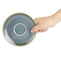 Olympia Kiln Cappuccino Saucer Ocean 140mm
