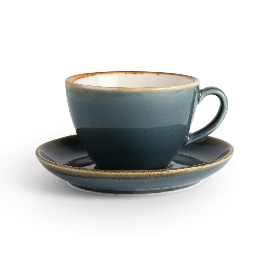 Olympia Kiln Cappuccino Cup Ocean 340ml