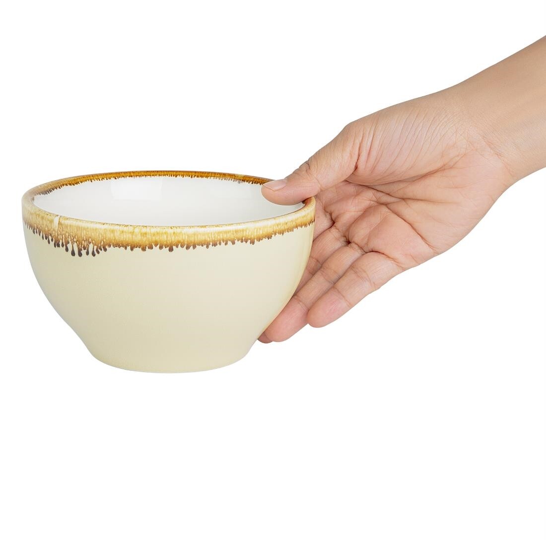 Olympia Kiln Round Bowl Sandstone 140mm