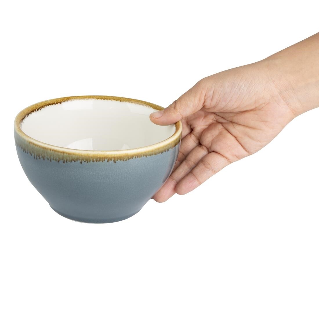 Olympia Kiln Round Bowl Ocean 140mm