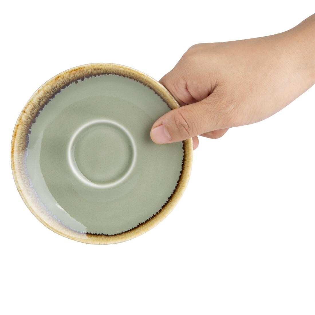 Olympia Kiln Espresso Saucer Moss