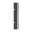 Elite Double Door Coin Return Locker Graphite Grey