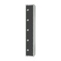 Elite Five Door Manual Combination Locker Locker Graphite Grey