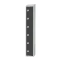Elite Six Door Electronic Combination Locker with Sloping Top Graphite Grey