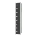 Elite Eight Door Coin Return Locker Graphite Grey