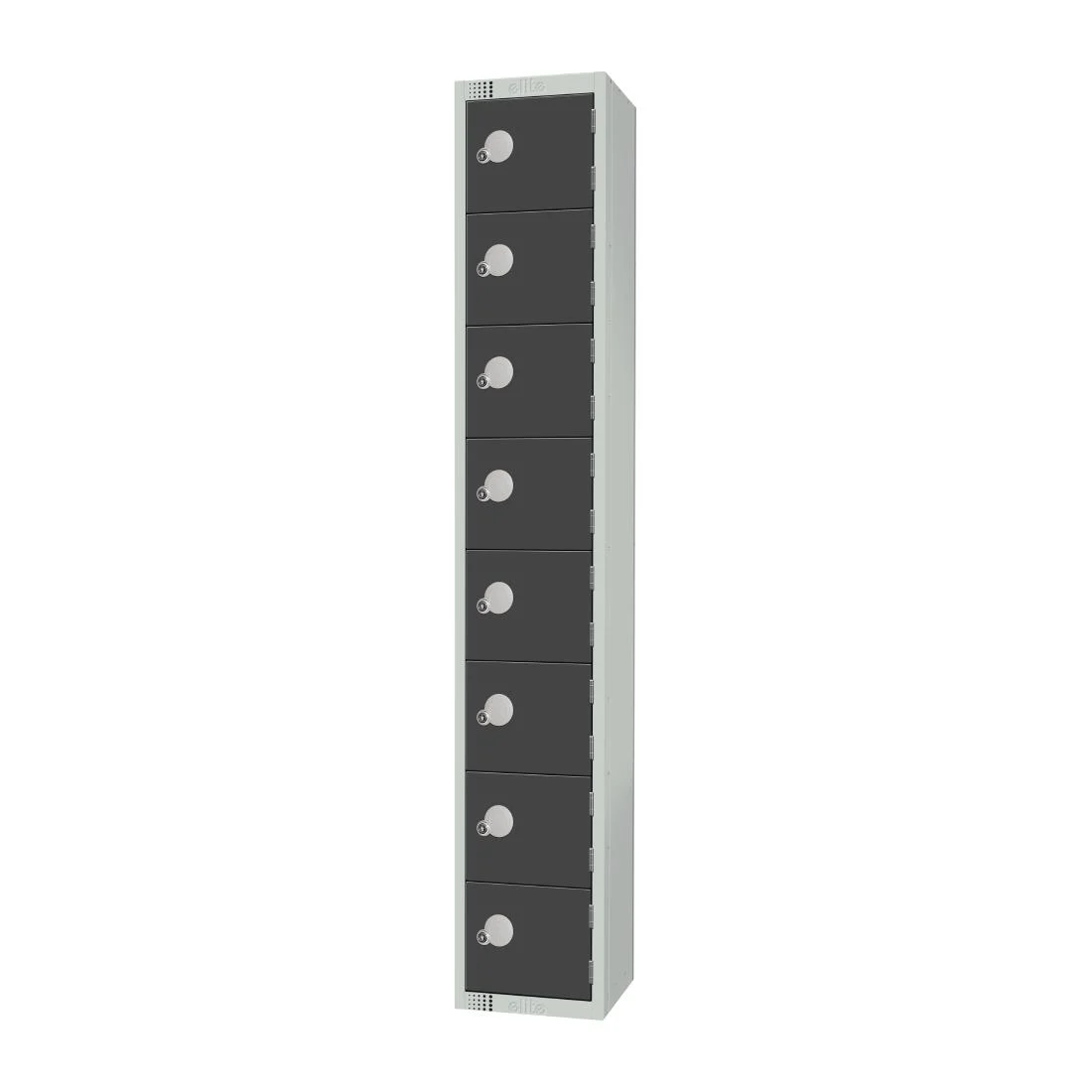 Elite Eight Door Electronic Combination Locker Graphite Grey