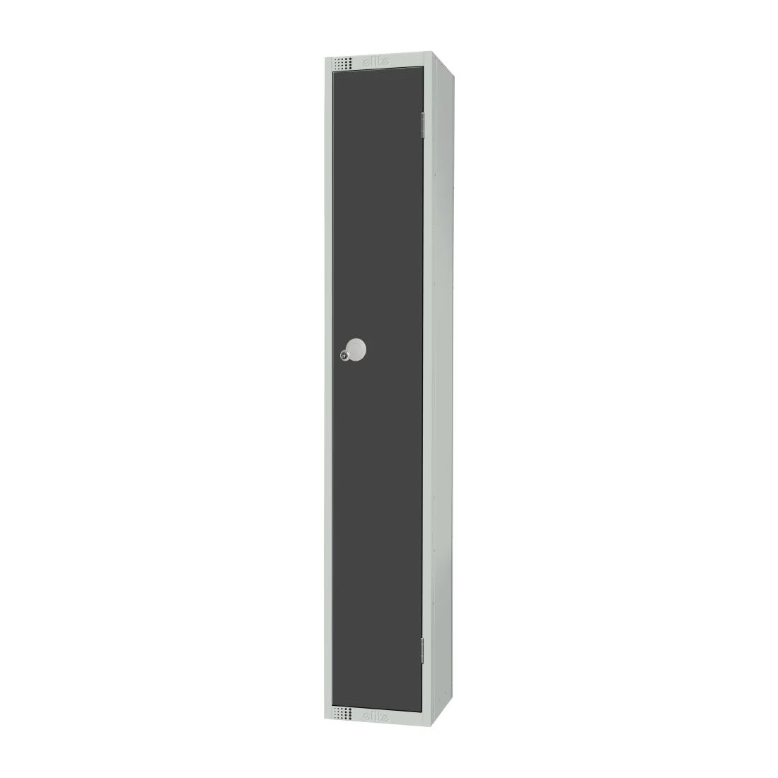 Elite Single Door Coin Return Locker Graphite Grey