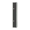 Elite Double Door Camlock Locker Graphite Grey
