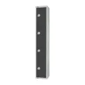 Elite Four Door Coin Return Locker Graphite Grey