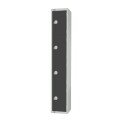 Elite Four Door Padlock Locker Graphite Grey