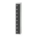 Elite Eight Door Coin Return Locker with Sloping Top Graphite Grey