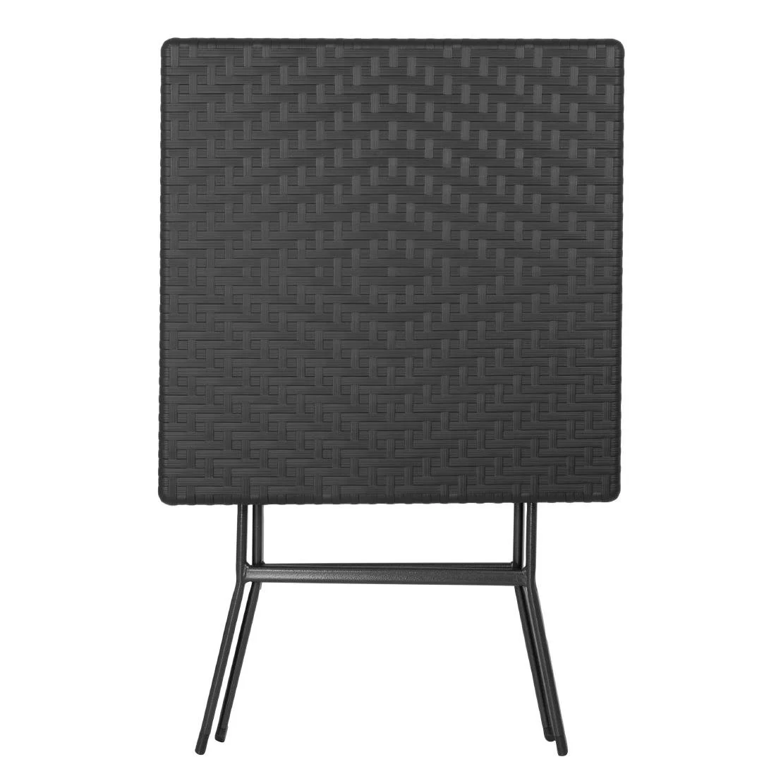 Bolero Square Folding Table Black 620mm - Image 3
