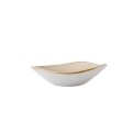 Churchill Stonecast Triangle Bowl Nutmeg Cream 235mm
