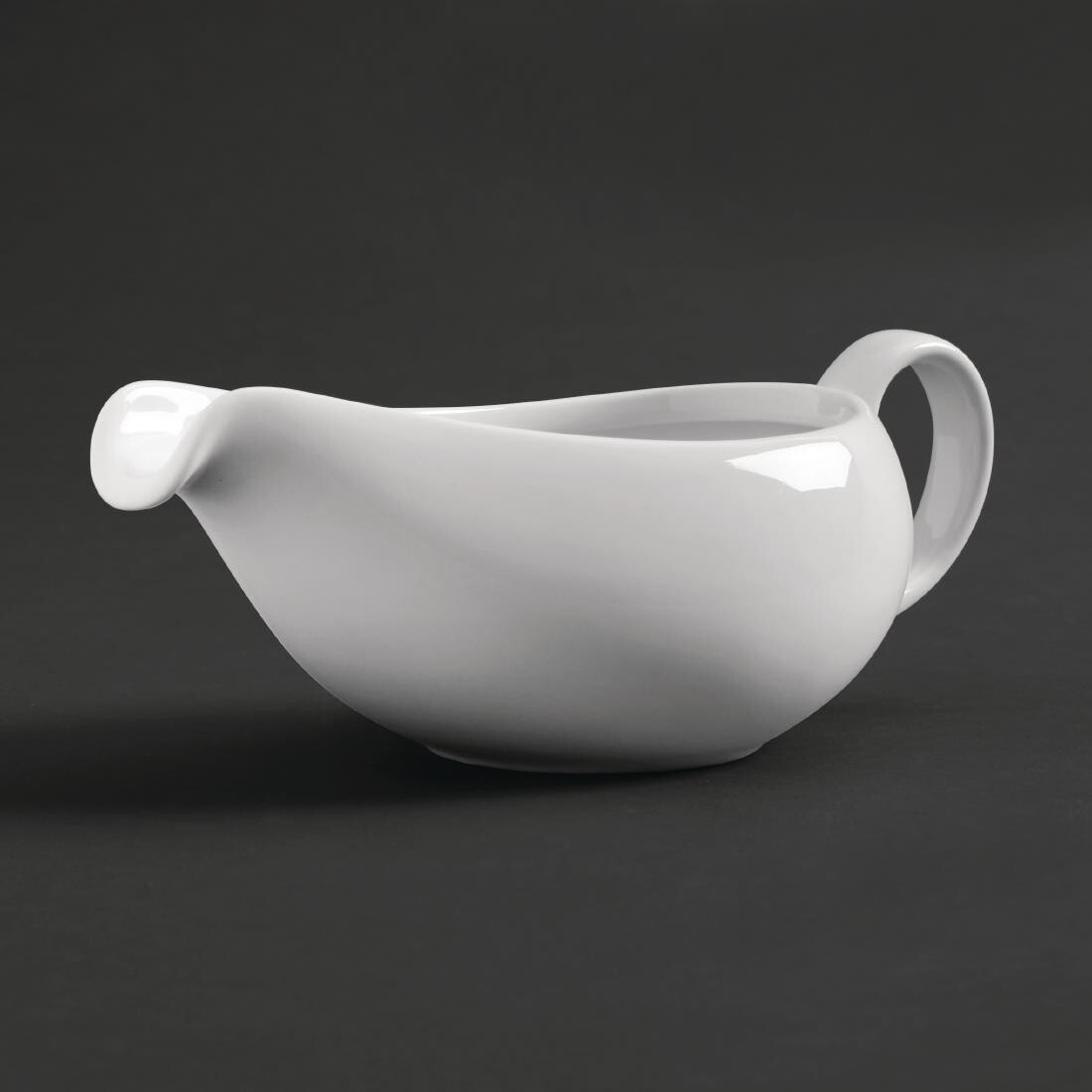 Royal Porcelain Classic White Gravy Boat 380ml