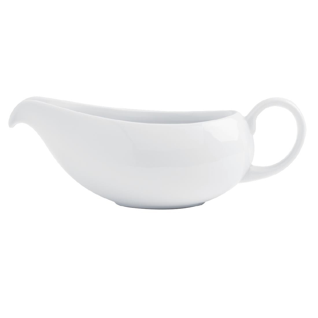 Royal Porcelain Classic White Gravy Boat 380ml