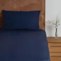 Essentials Temir Flat Sheet Navy - Image 2