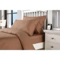 Mitre Essentials Spectrum Housewife Pillowcase Mocha - Image 1