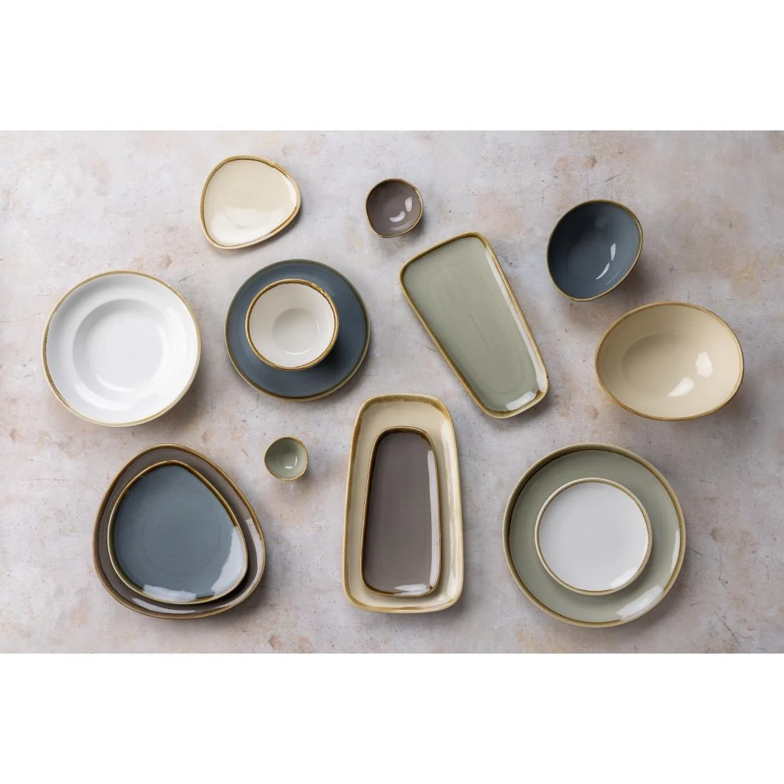 Olympia Kiln Bowl Sandstone 215mm