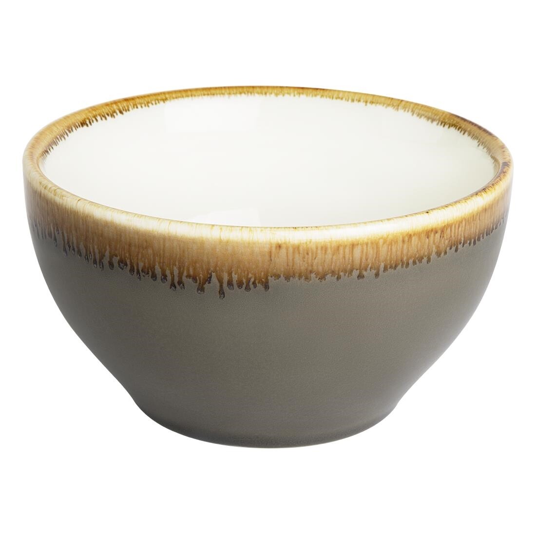 Olympia Kiln Round Bowl Smoke 140mm