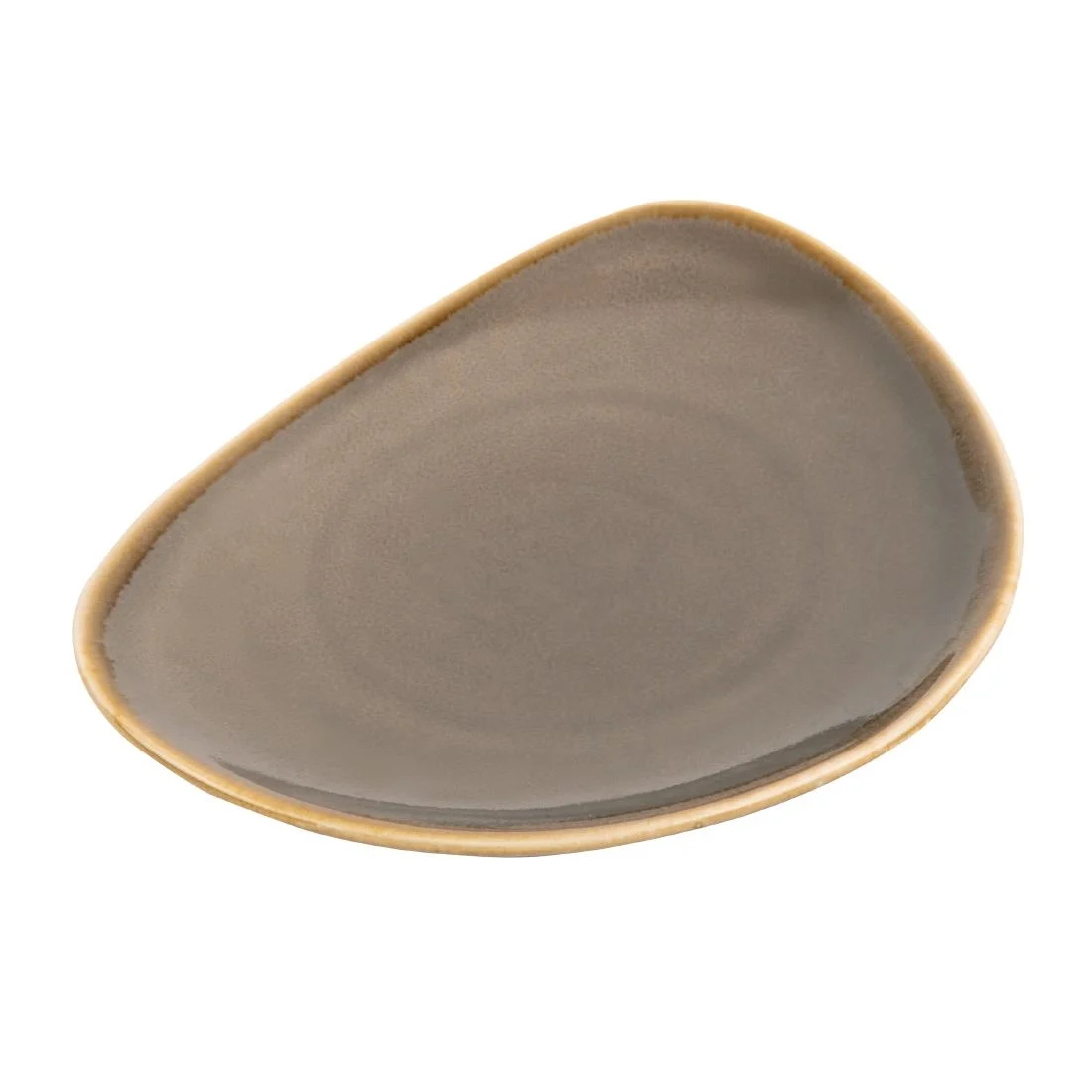 Olympia Kiln Triangular Plate Smoke 280mm