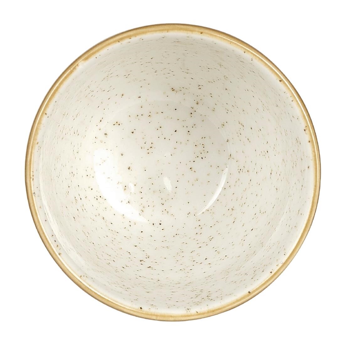 Churchill Stonecast Round Chip Mugs Barley White Ripple 285ml