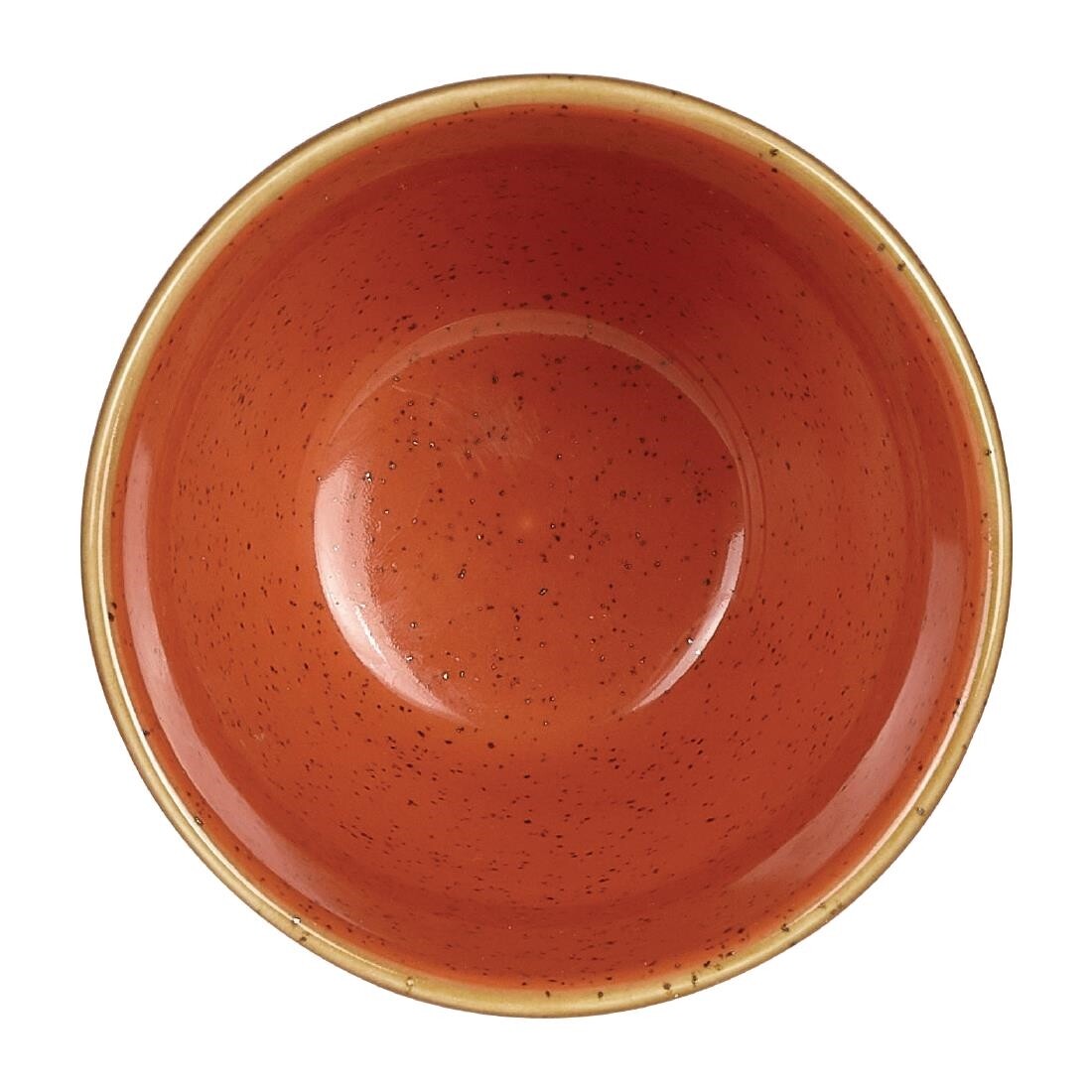 Churchill Stonecast Round Chip Mugs Spiced Orange Ripple 285ml