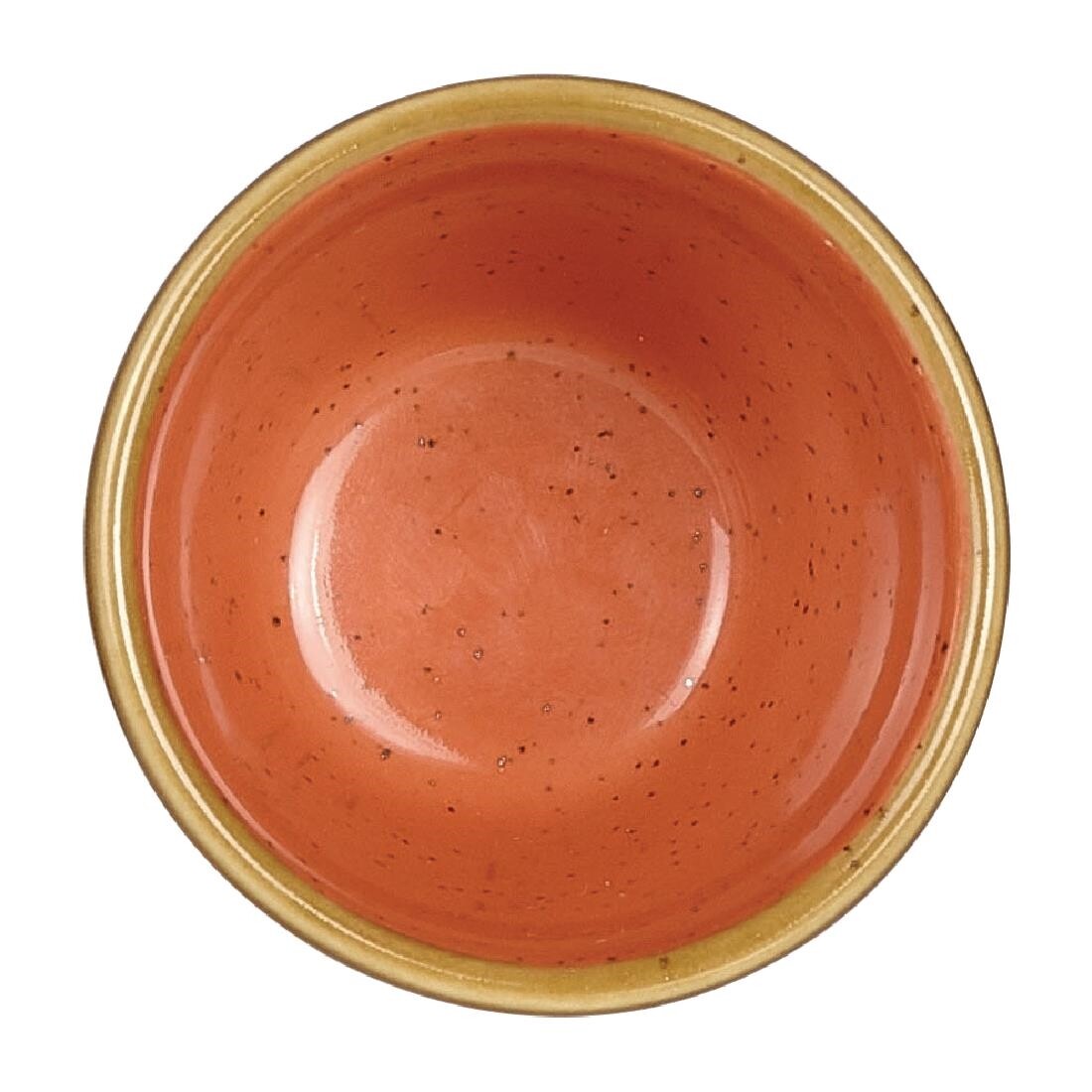 Churchill Stonecast Spiced Orange Ripple Dip Pots 57oz