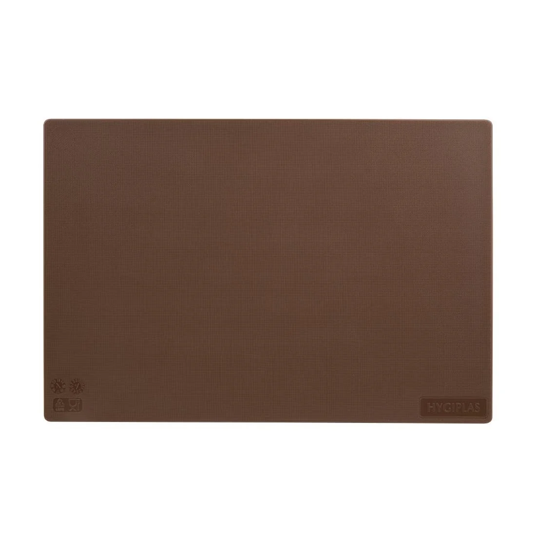Hygiplas Low Density Antibacterial Chopping Board Brown 450x300x10mm - Image 5