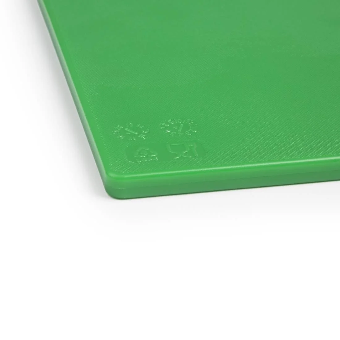 Hygiplas Low Density Antibacterial Chopping Board Green 450x300x10mm - Image 3