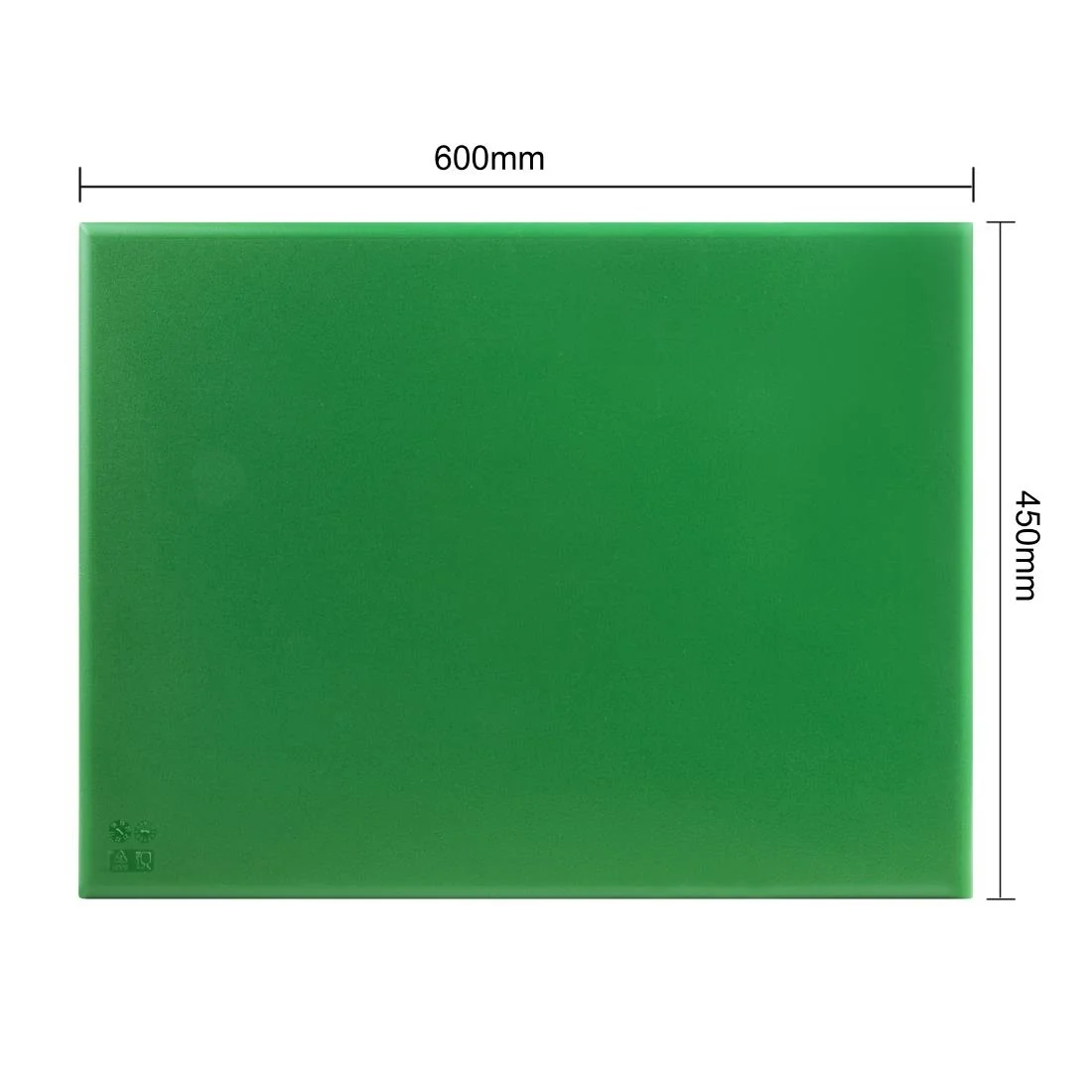 Hygiplas Extra Thick Low Density Green Chopping Board - Image 7